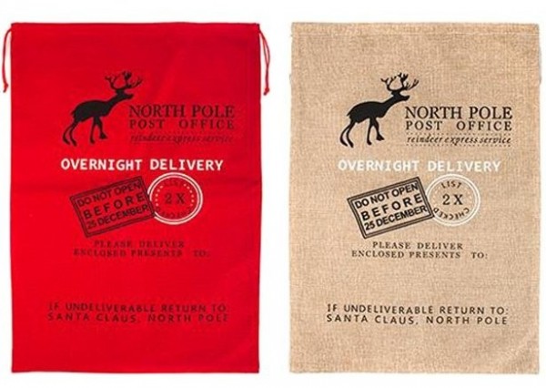 1 North Pole Delivery Jute Sack