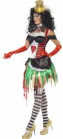 Preview: Crazy harlequin costume for women