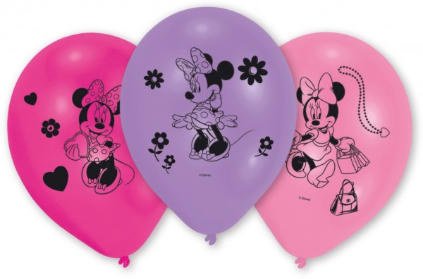 10 ballons du monde magique Minnie Mouse