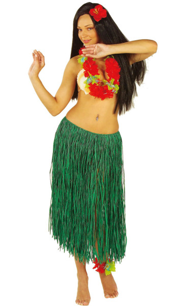 Grøn Hawaii Waikiki nederdel 78 cm 3