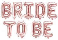 Rose gold bride to be foil balloon 3.4m