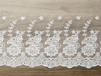 Preview: Lace fabric sea of flowers 9m x 45cm