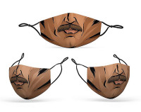 Vorschau: Mund Nasen Maske Comic Man für Herren
