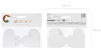 Preview: 10 heart-shaped place cards