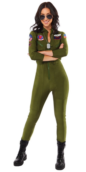 Top Gun jumpsuit women's costume