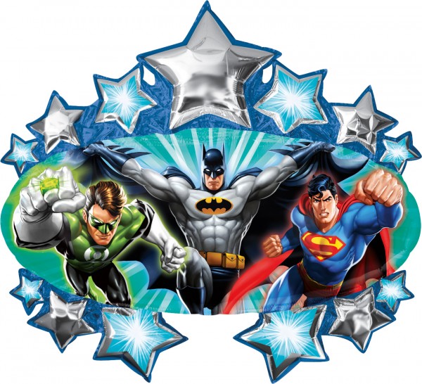 Justice League hero power foil balloon