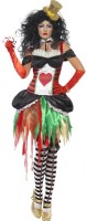 Preview: Crazy harlequin costume for women
