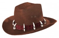 Widok: Kowbojski kapelusz myśliwego dzikich zwierząt