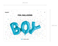 Baby dreng folie ballon 67 x 29 cm