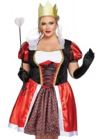 Preview: Queen of Hearts Plus Size Costume Deluxe