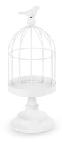 Decorative birdcage white 27.5cm