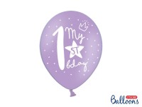 Preview: 50 latex balloons my 1st bday mix