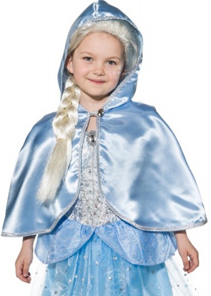 Capa de princesa de hielo para niños pequeños