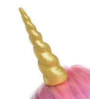 Vista previa: Diadema de unicornio con purpurina dorada