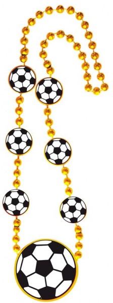 Goldkette mit Fußballmotiv