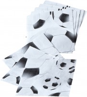 Preview: 20 soccer star napkins