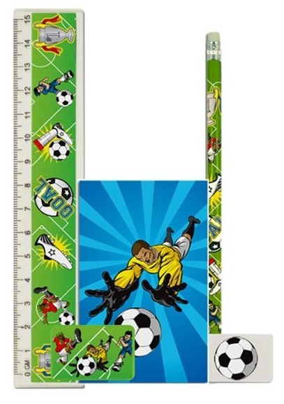 Soccer cup game writing set 5 pieces
