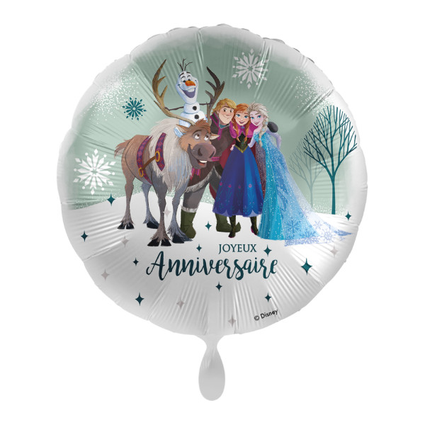 Ballon d'anniversaire La Reine des neiges II -FRE