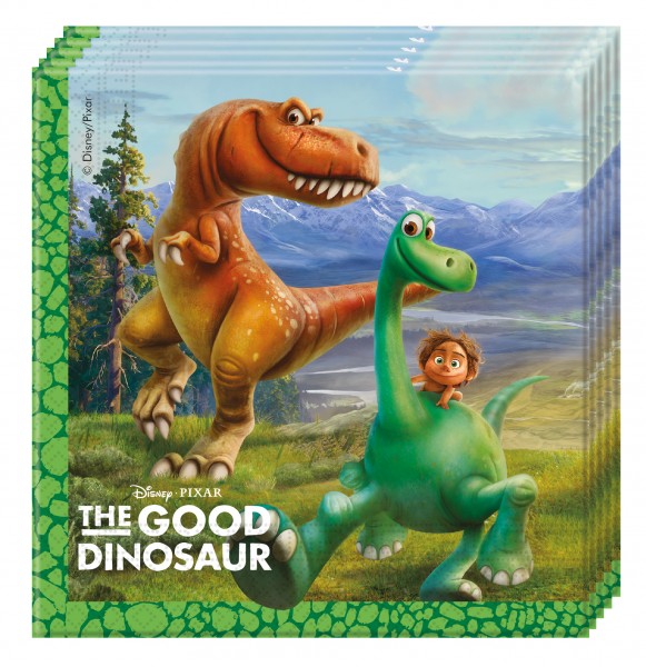20 servilletas Disney Arlo and Spot Dino Adventure 33 x 33 cm