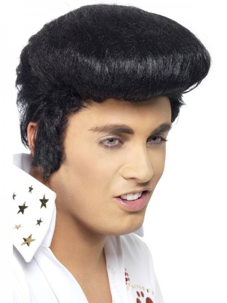 Elvis peruk med polisonger