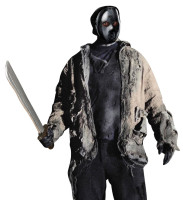 Horror Hockey Mask Zwart