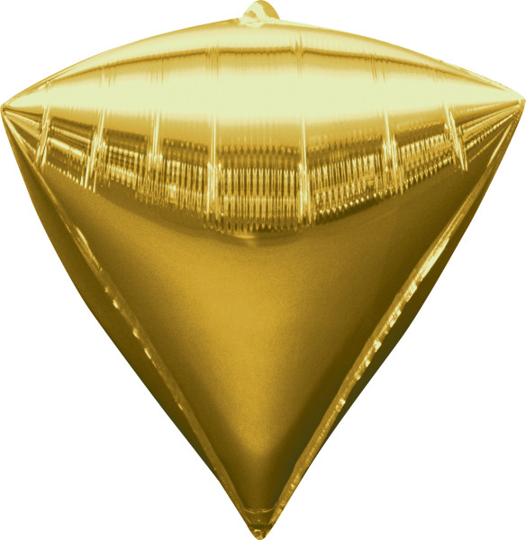 Diamondz folieballon goud 38 x 43cm