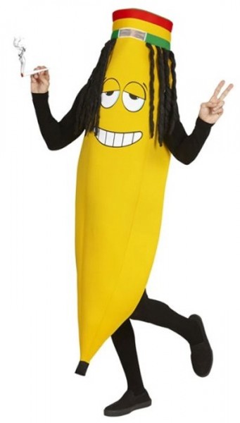 Rasta bananen kostuum