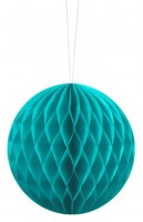 Preview: Honeycomb ball Lumina turquoise 10cm