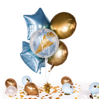 Vorschau: Heliumballon in der Box Mein Tag Schultüte Hellblau