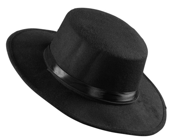 Gaucho felt hat in black