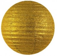 Widok: Latarnia brokatowa złota 25cm