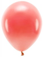 Oversigt: 100 eco pastelfarver balloner lys rød 30 cm