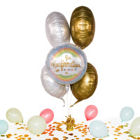 Vorschau: Heliumballon in der Box Konfirmation Regenbogen