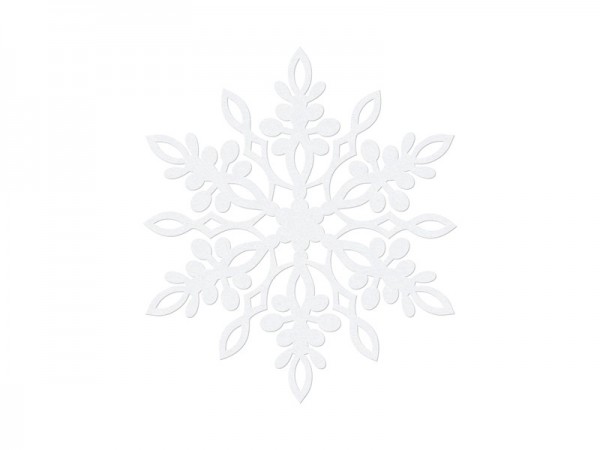 10 paper snowflakes Luna 11cm