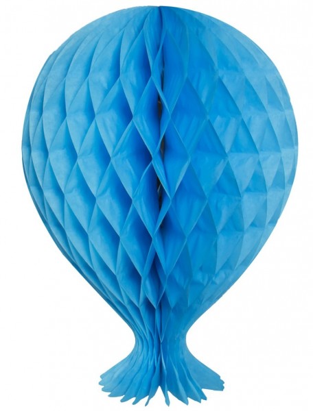 Honingraat bal lichtblauwe ballon 37cm