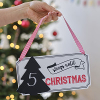 Preview: Christmas countdown board 21.5cm