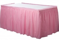 Borde de mesa Mila rosa claro 4,26mx 73cm