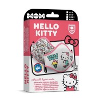 Vista previa: 2 mascarillas bucales y nasales de Hello Kitty para adultos