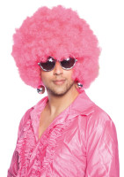 XXL Afro wig in pink