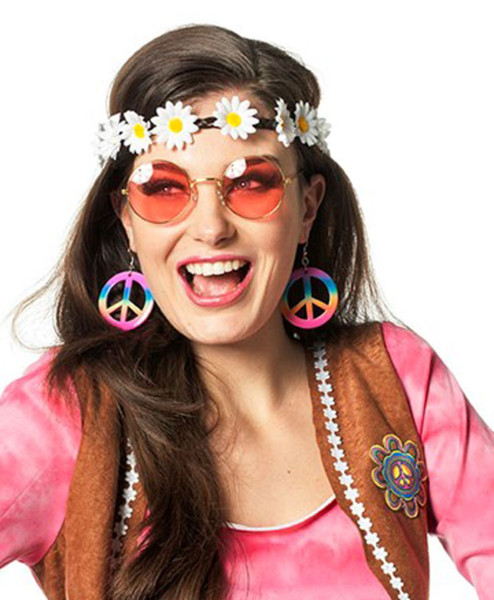 Hippie kostuum accessoires set