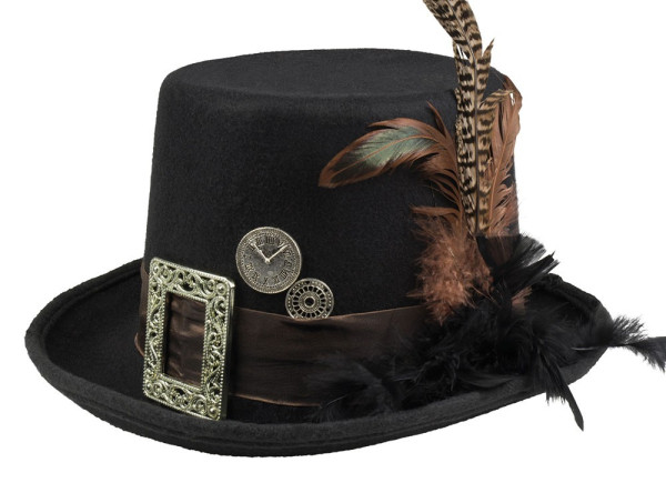 Sombrero de copa retro steampunk