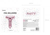 Vorschau: Folienballon T roségold 35cm