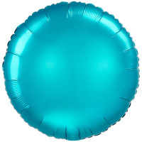Foil balloon Satin Aqua Blue 43cm