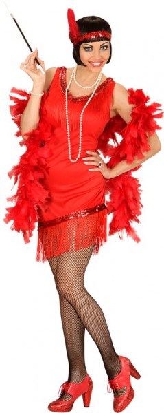 Red Charleston Dress Betrice