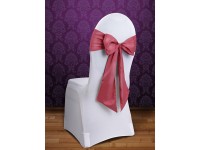 Preview: 10 noble chair ribbons red 15cm x 2.75m