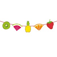 Guirnalda de frutas de colores 6m