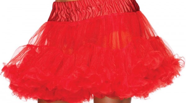 Rode Petticoat Plus-maat