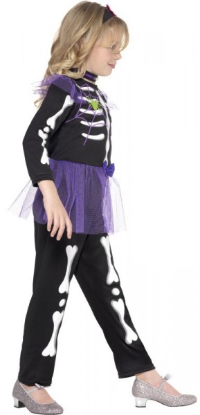 Halloween Skelett Kinderkostüm mit Tüllrock