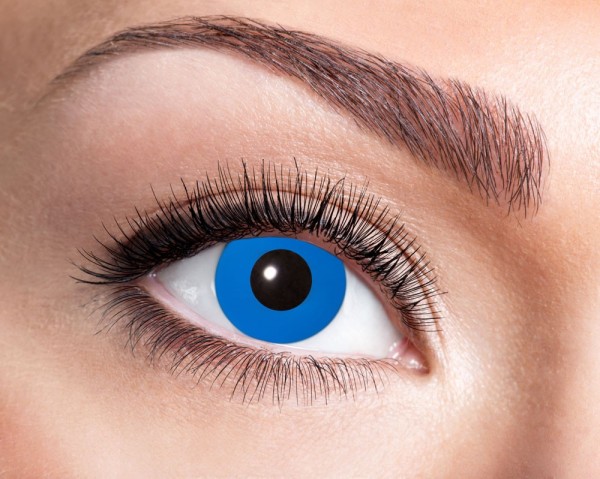 Kontaktlinser med blått UV-ljus 2