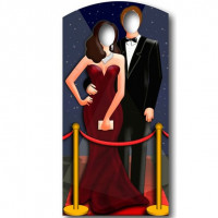 Red Carpet Hollywood Photo Wall 1.8m